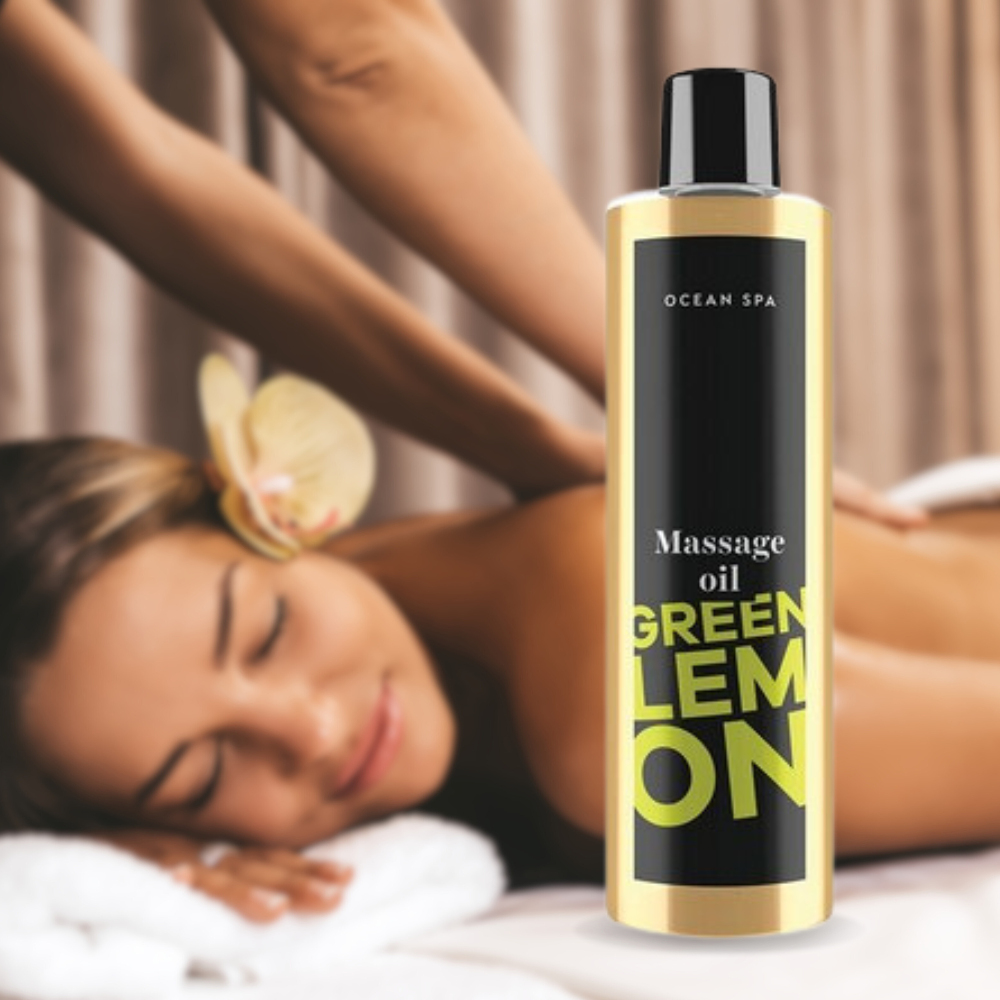 Load image into Gallery viewer, GREEN LEMON MASSAGE OIL
