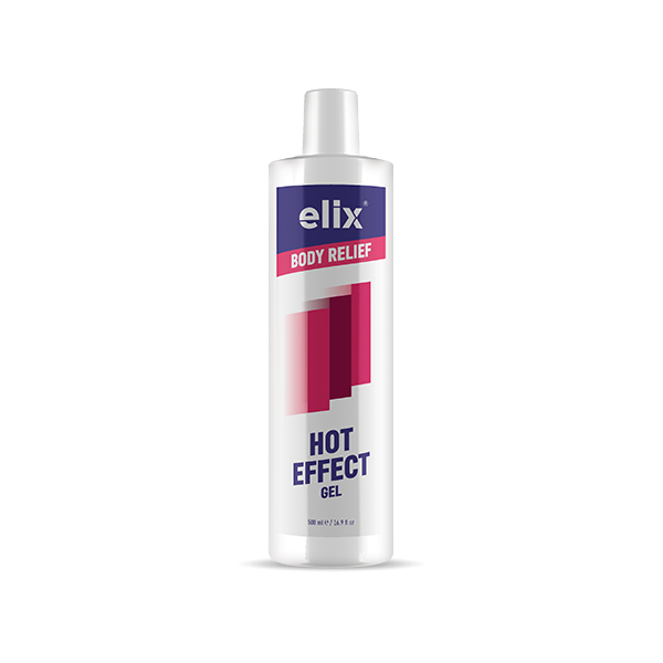 ELIX BODY RELIEF HOT EFFECT GEL topli gel za sportsku i terapeutsku masažu 500ml