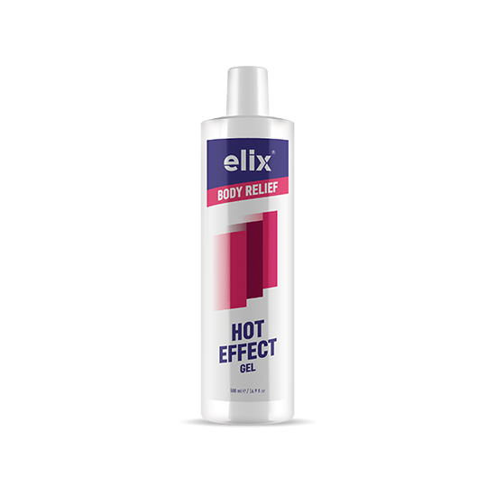 ELIX BODY RELIEF HOT EFFECT GEL topli gel za sportsku i terapeutsku masažu 500ml